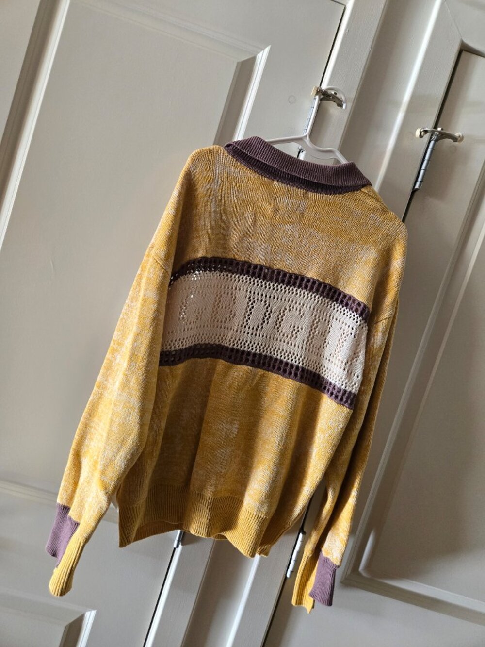 BDG corinna collared button-front sweater Medium - Picture 3 of 6